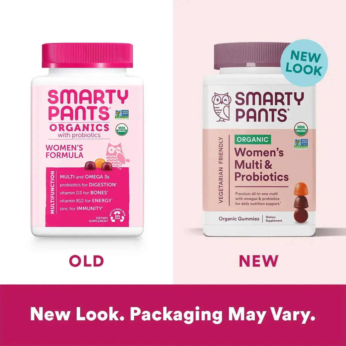 SmartyPants Organic Women's and Toddler Multivitamin Gummies with Probiotics, Omega 3, Vitamins D3, B12, C, A, K, Zinc and More SmartyPants Au supplements