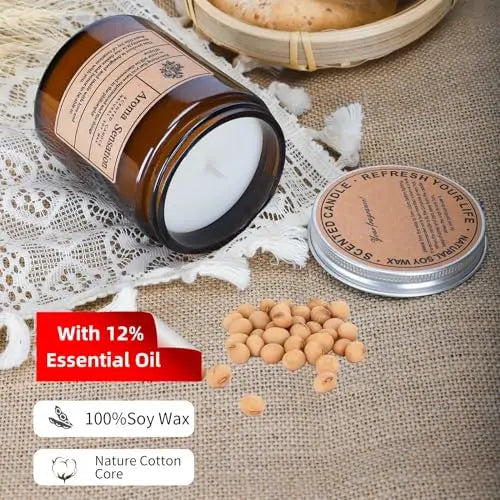 Scented Candles Gift,Aromatherapy Candles,Scented Candle Stress Relief and Relax for Home Bedroom Gift YNTCHENG Au supplements