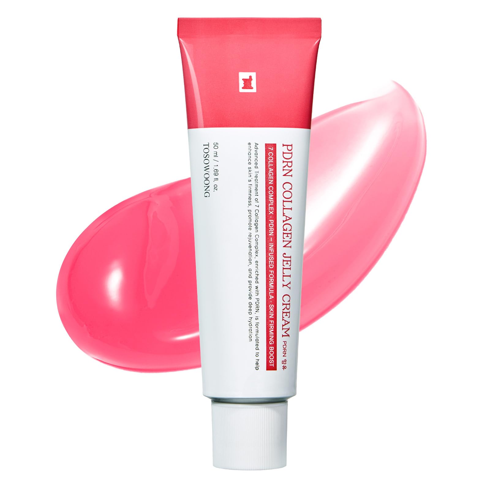 TOSOWOONG PDRN Collagen Jelly Cream, 5,000ppm Salmon DNA PDRN, Niacinamide