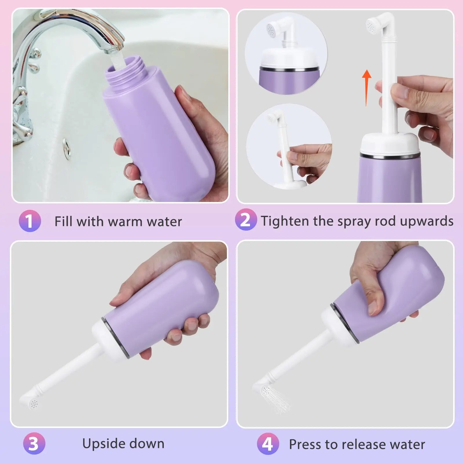 Peri Bottle for Postpartum Care, 13.5 OZ Perineal Bottle for Recovery and Cleansing After Birth VicnKioH Au supplements