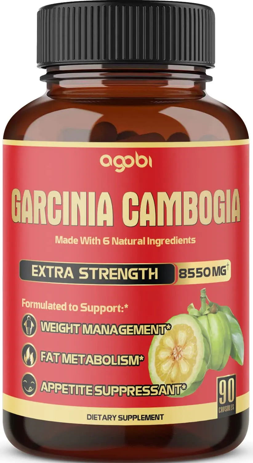 agobi Pure Garcinia Cambogia Capsules 8550mg - 6in1 with Green Tea, Arjuna, Garlic Bulb agobi Au supplements