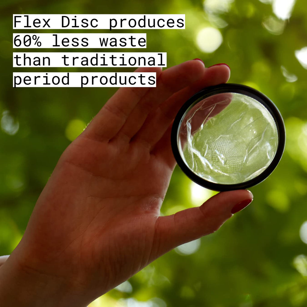 Flex Menstrual Discs | Disposable Period Discs | Reduce Cramps & Dryness | Beginner-Friendly Tampon Alternative | Capacity of 5 Super Tampons | Made in Canada | 12 Count FLEX Au supplements