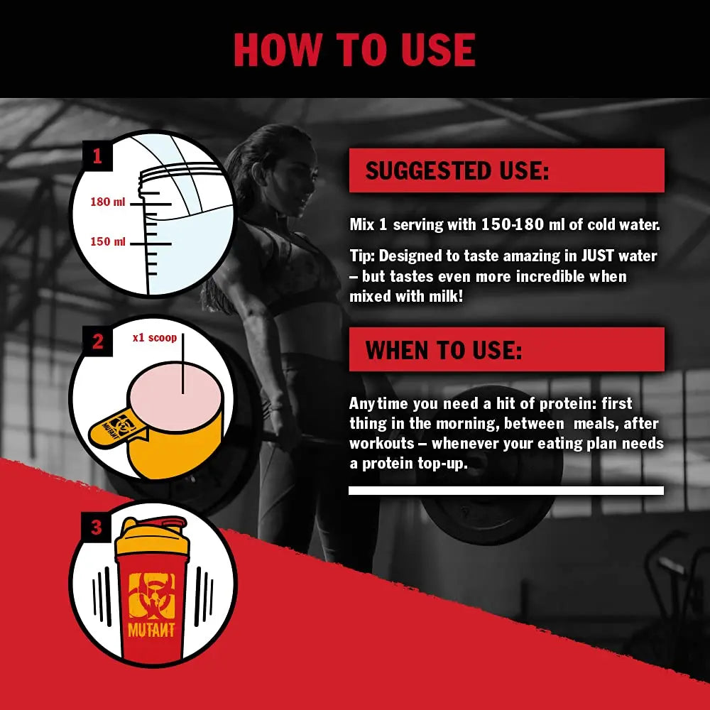 MUTANT ISO Surge – Pure whey Protein Isolate Powder, Low carb, Low Fat, Digestive Enzyme Boosted Mutant Au supplements