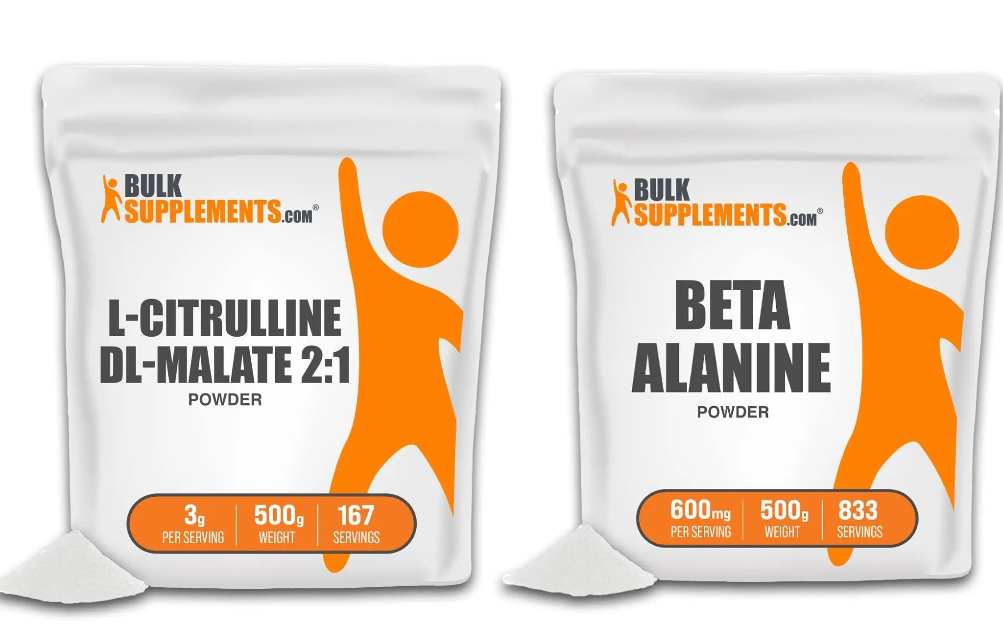 BULKSUPPLEMENTS.COM L-Citrulline DL-Malate 2:1 Powder 500g & Beta Alanine Powder BULKSUPPLEMENTS.COM Au supplements