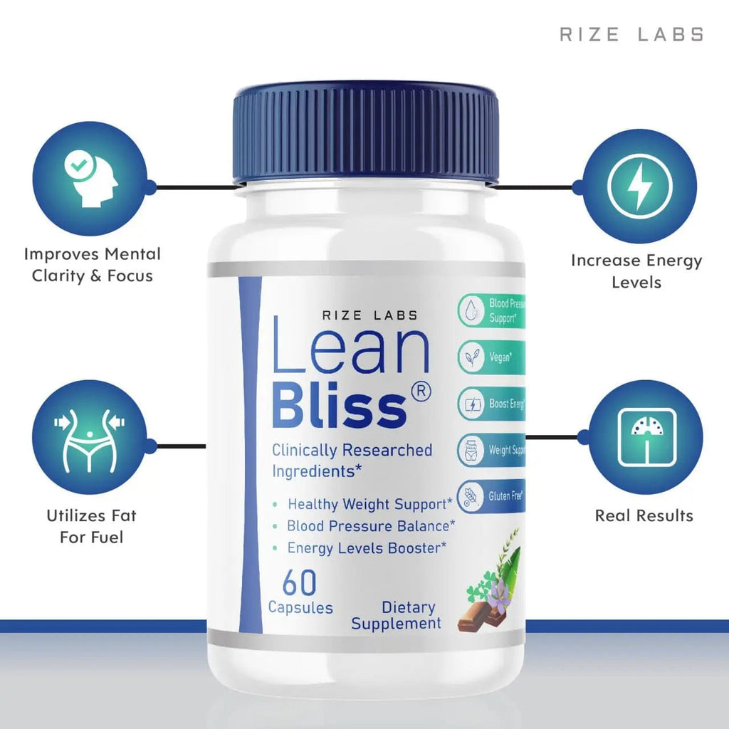 (2 Pack) Lean Bliss Weight Loss Pills, Lean Bliss Fat Burning Formula, LeanBliss Advanced rize labs Au supplements