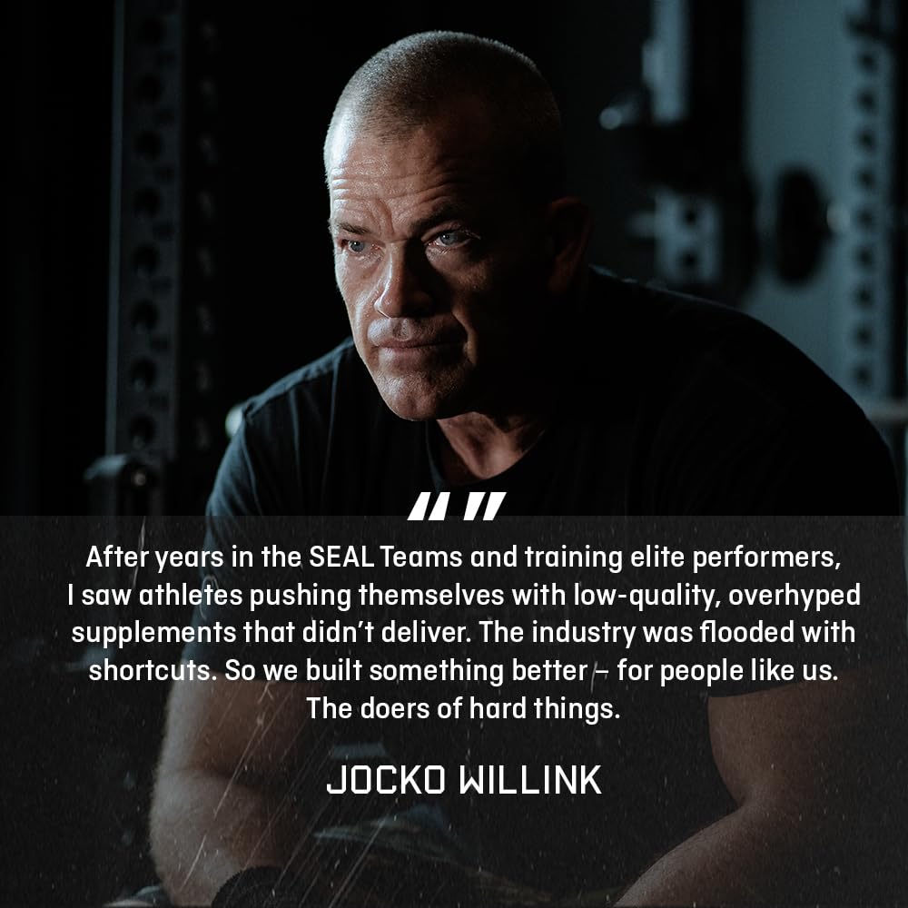 Jocko Fuel Whey Protein Powder, Vanilla Milkshake, 22g Protein, Digestive Enzymes + Probiotic Blend, No Sugar Added, with Essential Amino Acids + Electrolyte Minerals, 28 Servings