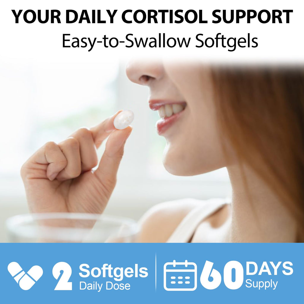 SCOLA Cortisol Supplement for Women and Men with Magnesium, Ashwagandha/L-Theanine, Cortisol Detox Manager, Cortisol Reducer Supports Relaxation & Calm, Mood, Sleep, 120 Count SCOLA Au supplements