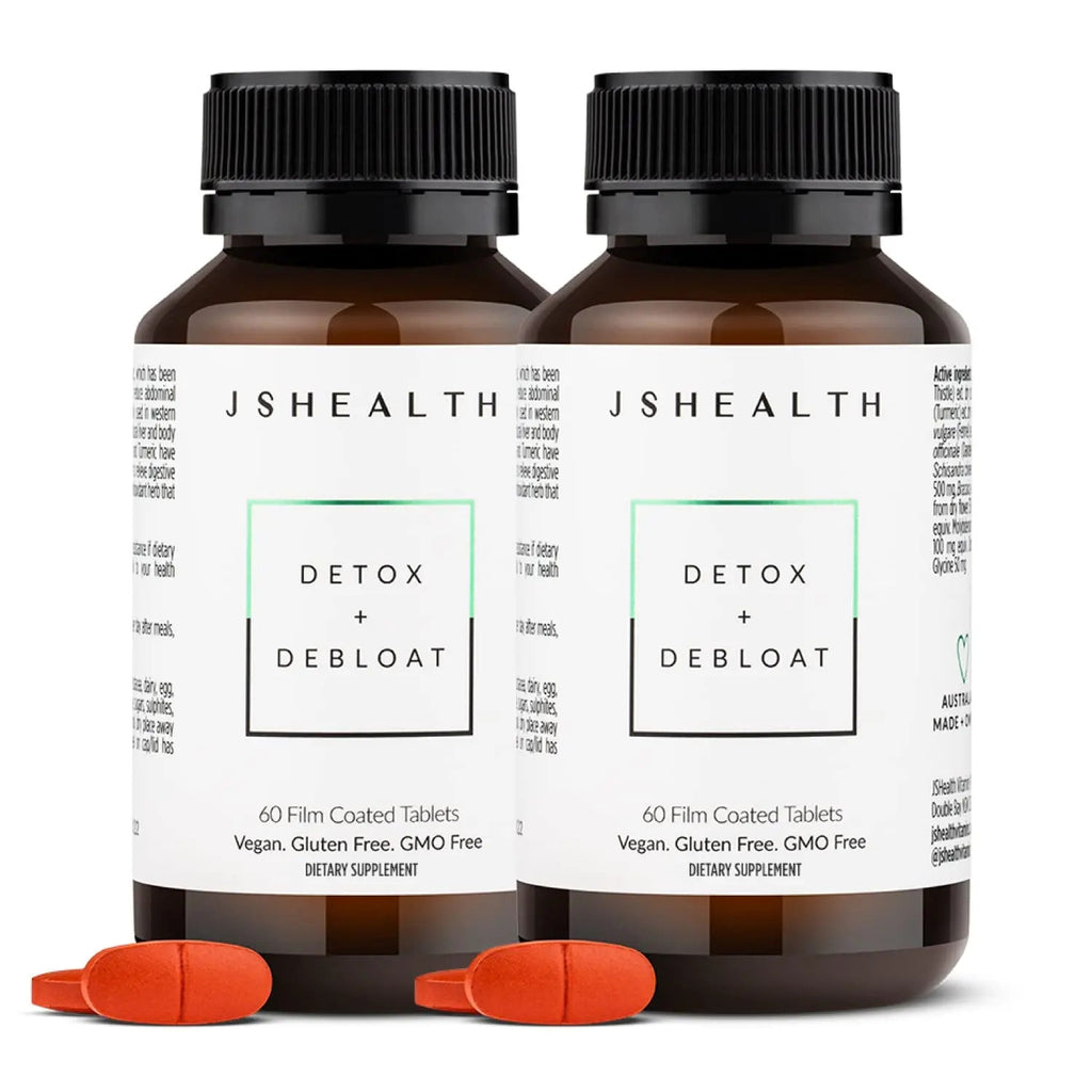 JSHealth Vitamins Detox and Debloat Liver Health Formula | Liver Detox Pills | Debloating JSHealth Au supplements