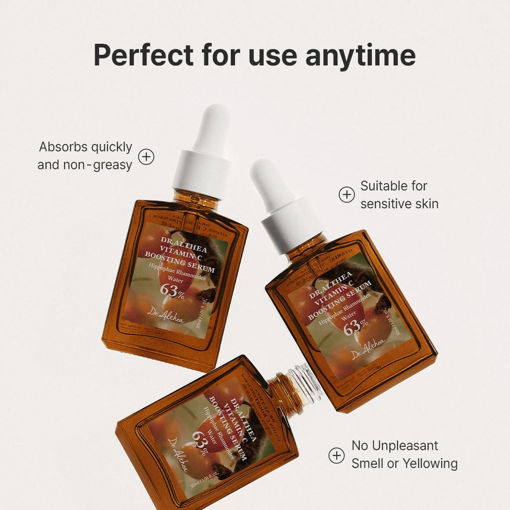 Dr.Althea Vitamin C Boosting Serum | Daily Facial Serum with TRANEXAMIC ACID for All Skin Types | Helps Remove Dark Spots & Uneven Skin Tone | Korean Vegan Skin Care (Vitamin C Boosting RENEWED)