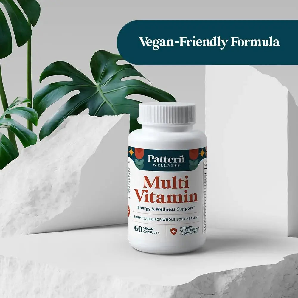 Pattern Wellness Multivitamin for Men & Women – Vitamin A, B, C, D, E – Supports Energy & Wellness – Whole Body Health Pattern Wellness Au supplements