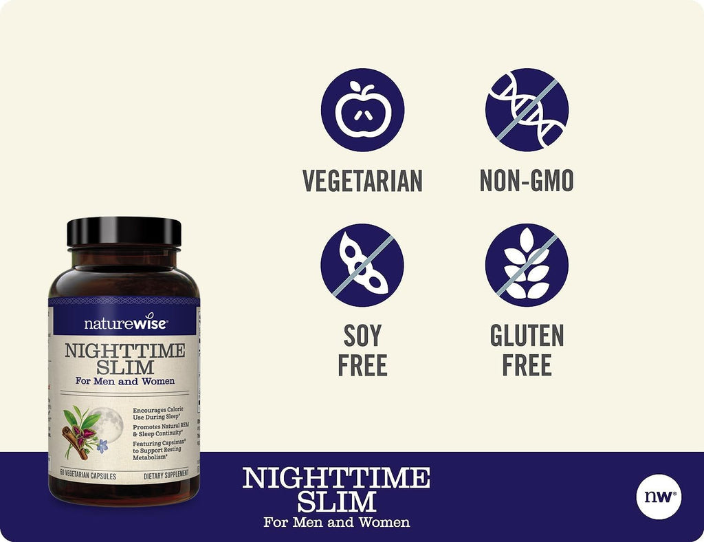 NatureWise Nighttime Slim with Capsimax - Natural Thermogenic Green Coffee Bean & Forskolin NatureWise Au supplements
