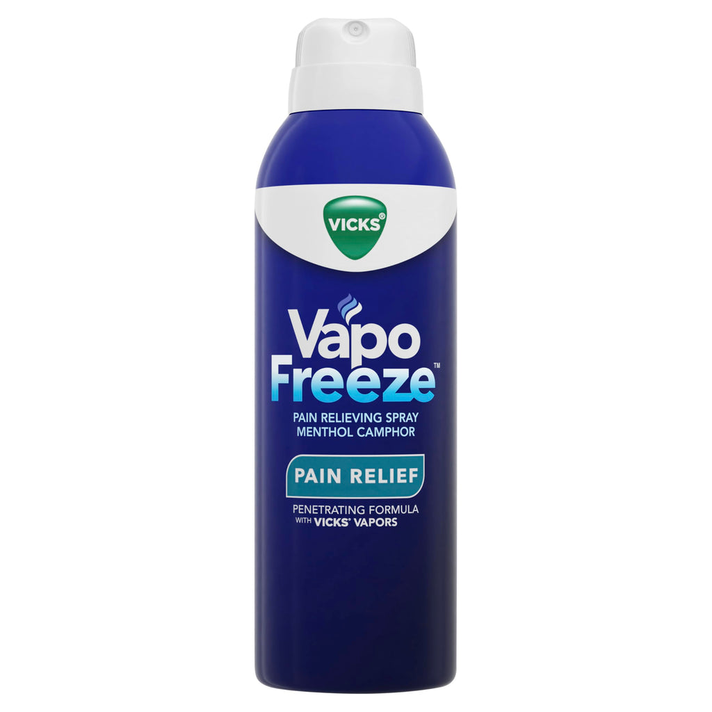 Vicks VapoFreeze Menthol Pain Relieving Spray 3oz, for Muscles & Joint Pain Associated with Arthritis, Simple Backaches, Strains, Sprains, Bruises, Vicks Vapors, Penetrating Formula Vicks Au supplements