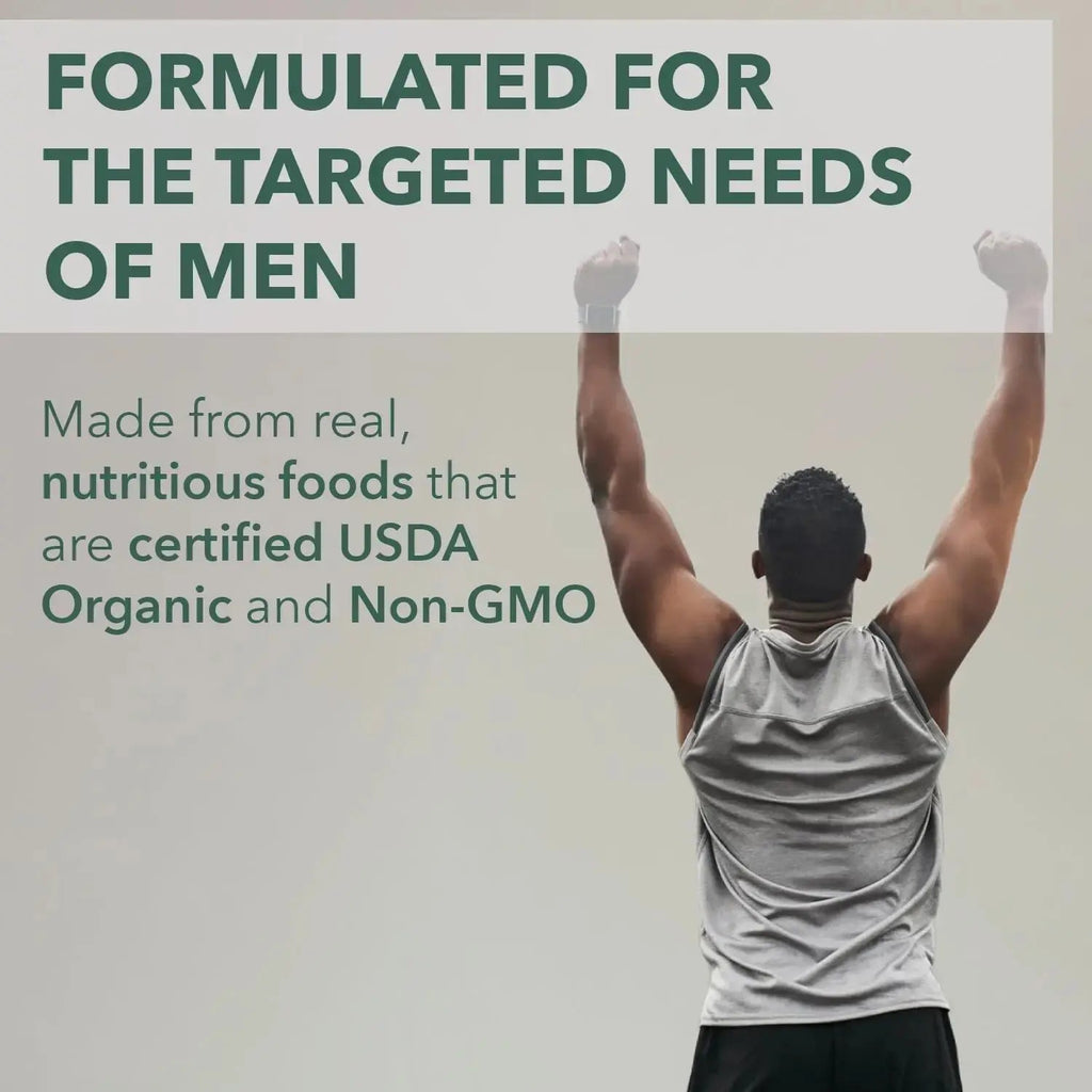 PlantFusion Organic Multivitamin for Men - One Daily Whole Food Blend Men's Multivitamin - Vegan, Non-GMO PlantFusion Au supplements
