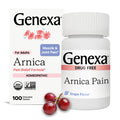 Genexa Arnica for Pain Relief | Alleviate Muscle & Joint Pain, Soreness & Stiffness | Reduces Bruises & Swelling | Organic Grape Flavor | Homeopathic Remedy Made Clean | 100 Chewable Tablets Genexa Au supplements