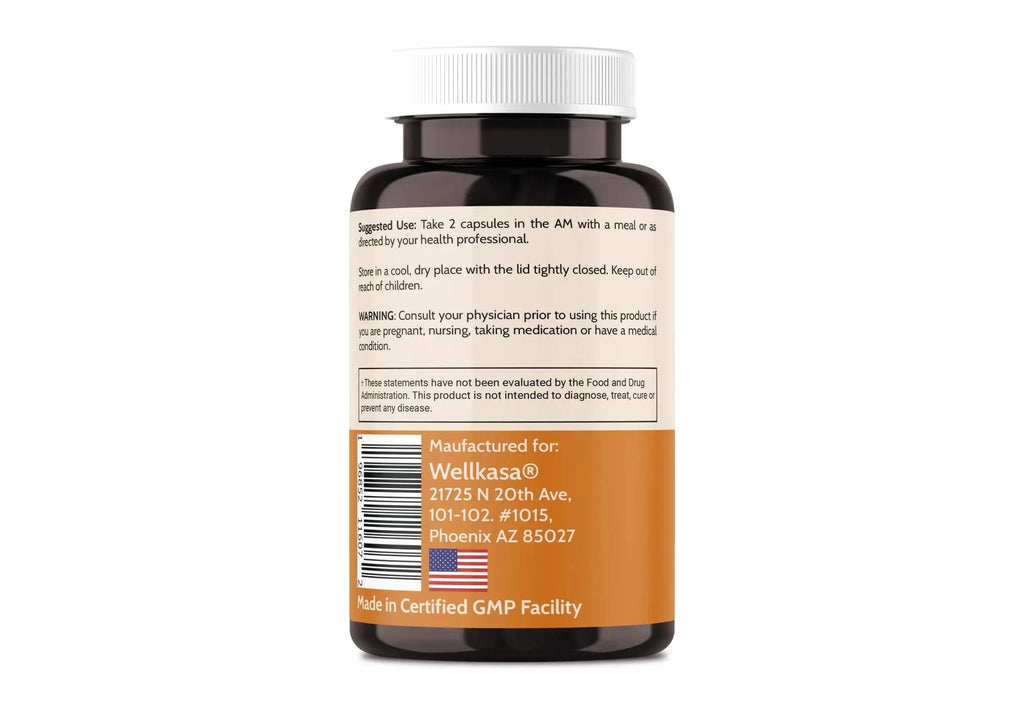 Wellkasa Migra-Well AM: Energizing Daily Methylated Multivitamin with Bioavailable Minerals & Antioxidants Supporting Brain Wellkasa Au supplements