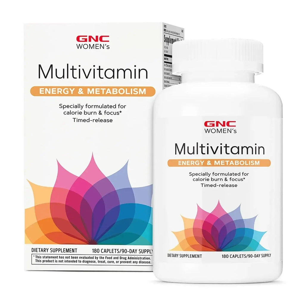 GNC Women’s Energy and Metabolism Multivitamin Caplets, Clinically Proven, Calorie Burn, Focus, 100mg Caffeine, Active Nutrition, Immune, Bone GNC Au supplements