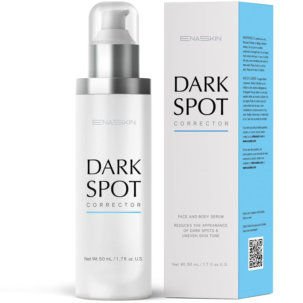 EnaSkin Dark Spot Remover for Face and Body: Advanced Formula Spot Corrector Cream to Fade Age Spots, Sun Spots, Freckles