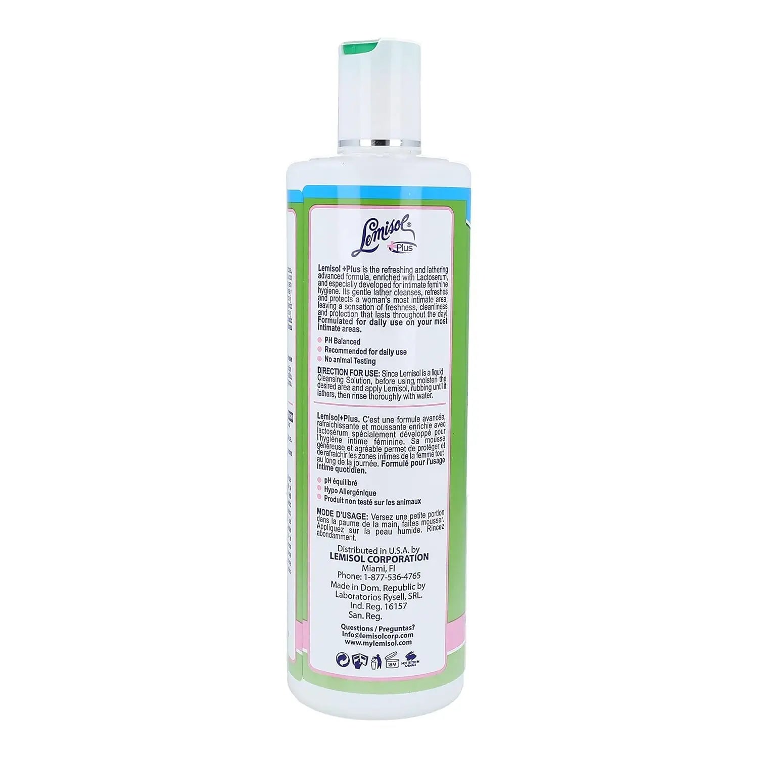 Lemisol Plus Feminine Wash 16 oz (Pack of 5) Lemisol Au supplements