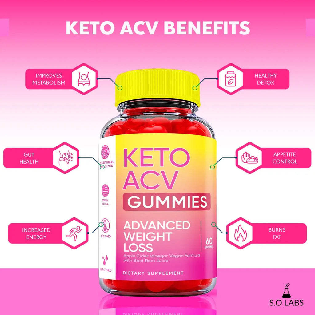 Keto ACV Gummies Advanced Weight Loss, ACV Supplement Work Fast Women Plus Men (2 Pack) S.O Labs Au supplements