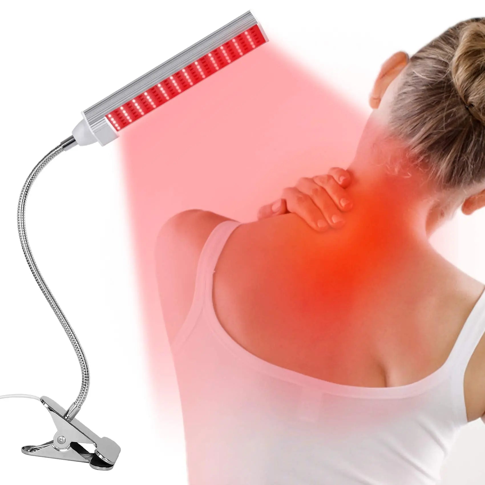 MAINENG Infrared & Red Light Therapy Lamp with Timer, 660nm & 850nm LED - M7685 MAINENG Au supplements
