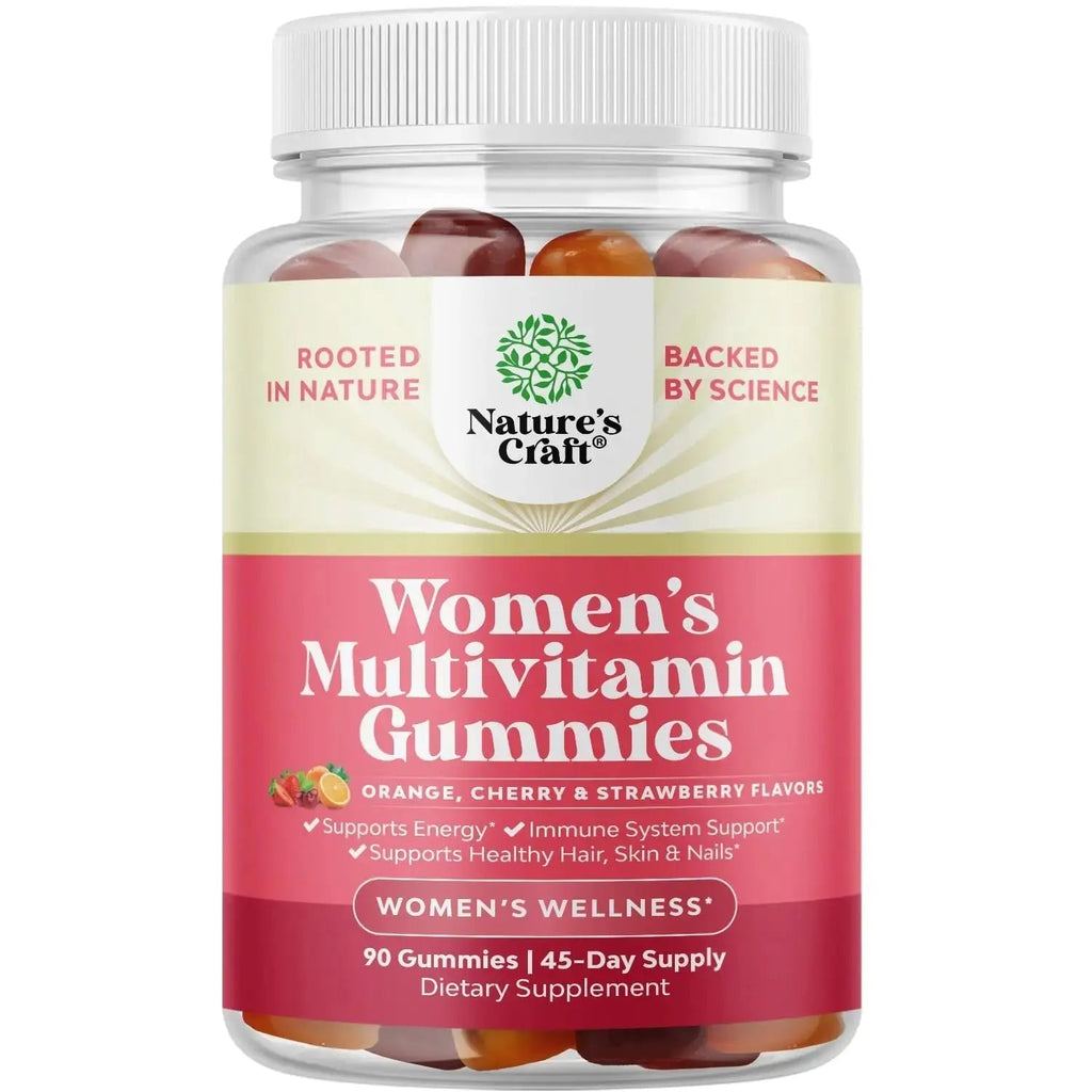 Delicious Daily Multivitamin for Women Gummies - Women's Multivitamin Gummies for Adults Energy and Immunity Natures Craft Au supplements