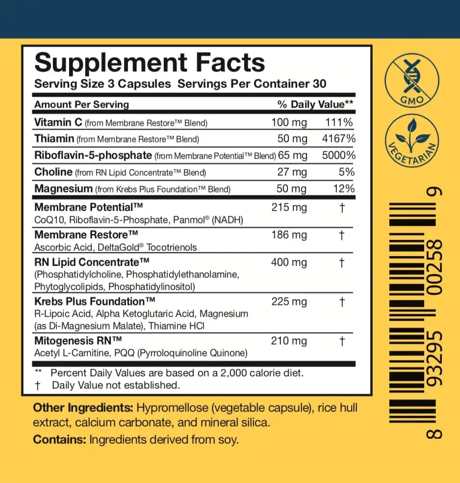 Researched Nutritionals Mens & Womens Vitamins - Optimized Energy Duo - Adrenal Support & Mitochondrial Supplements Researched Nutritionals Au supplements