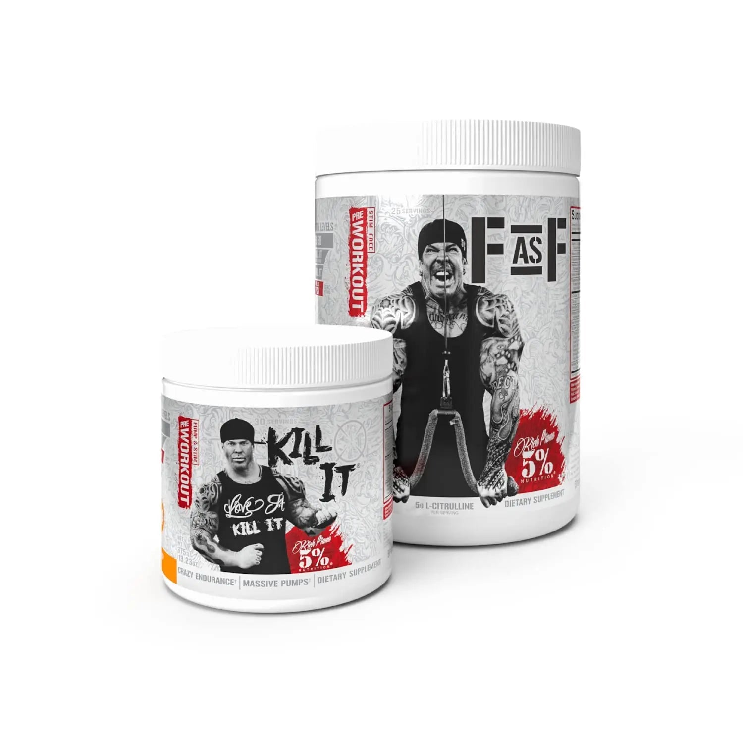 5% Nutrition 2-Stack | Kill It + FasF | Pre-Workout + NO Booster Pre (Select Your Flavors) 5% Nutrition Au supplements