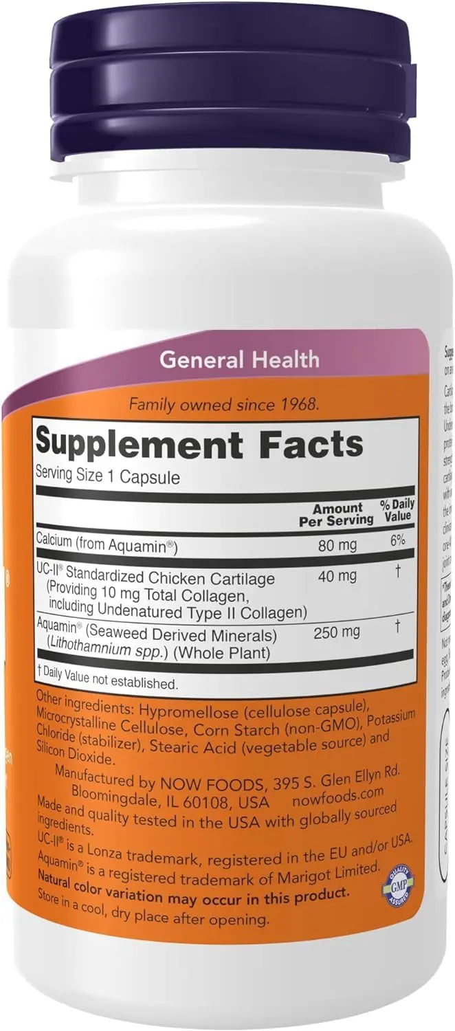 Now Supplements, UC-II Type II Collagen with Undenatured Type II Collagen, 120 Veg Capsules Tudor Au supplements