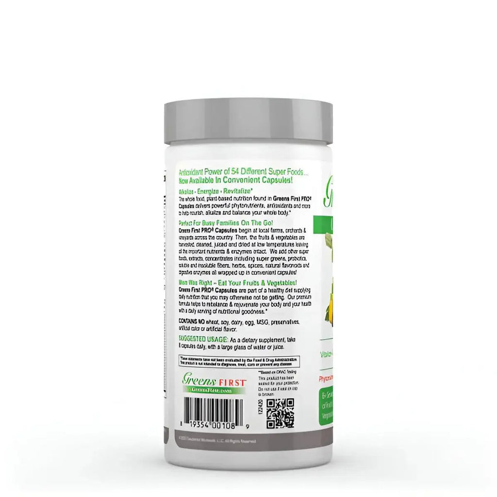Greens First Phytonutrient Capsules - 49 Antioxidant-Rich Superfoods with Organic Fruits & Veggies, Prebiotics, Probiotics Greens First Au supplements