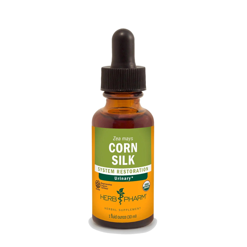 Herb Pharm Certified Organic Corn Silk Liquid Extract for Urinary System Support, 1 Fl Oz Herb Pharm Au supplements