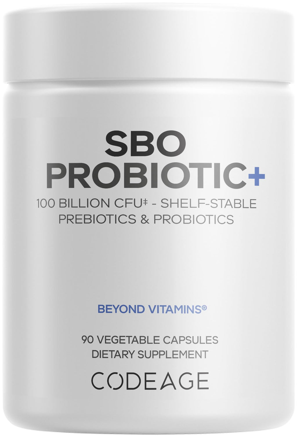 Codeage SBO Probiotics, 100 Billion CFUs Per Serving, Multi Strain Soil Based Organisms Blend and Organic Fermented Botanical Blend, Shelf-Stable, 90 Capsules Codeage Au supplements