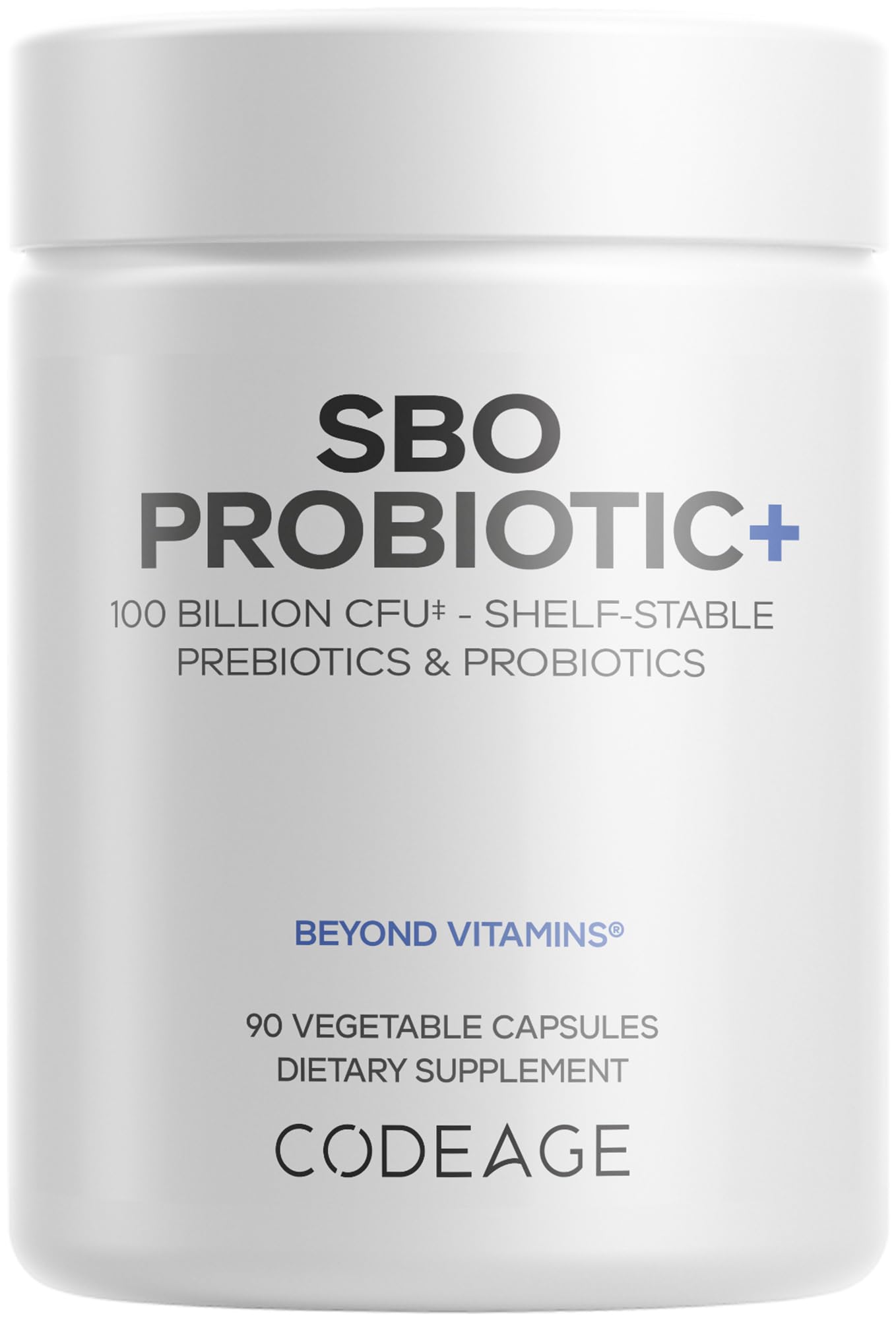 Codeage SBO Probiotics, 100 Billion CFUs Per Serving, Multi Strain Soil Based Organisms Blend and Organic Fermented Botanical Blend, Shelf-Stable, 90 Capsules Codeage Au supplements