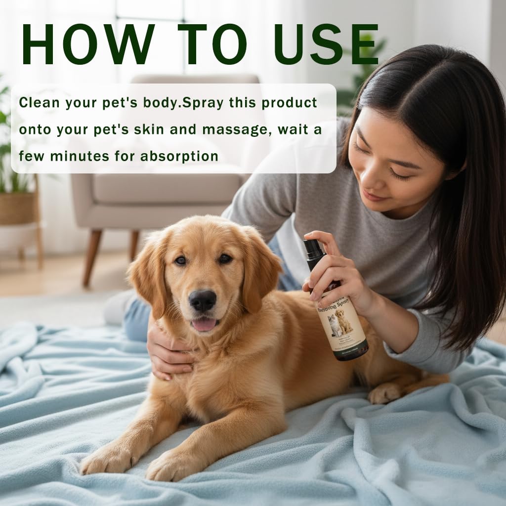 Wanciment NUVON Postbiotic Spray - Hot Spot Treatment for Dogs & Cats - Helps Alleviate Sensitive Skin, Scratching, and Licking of Coat - 3.38 fl oz Wanciment Au supplements