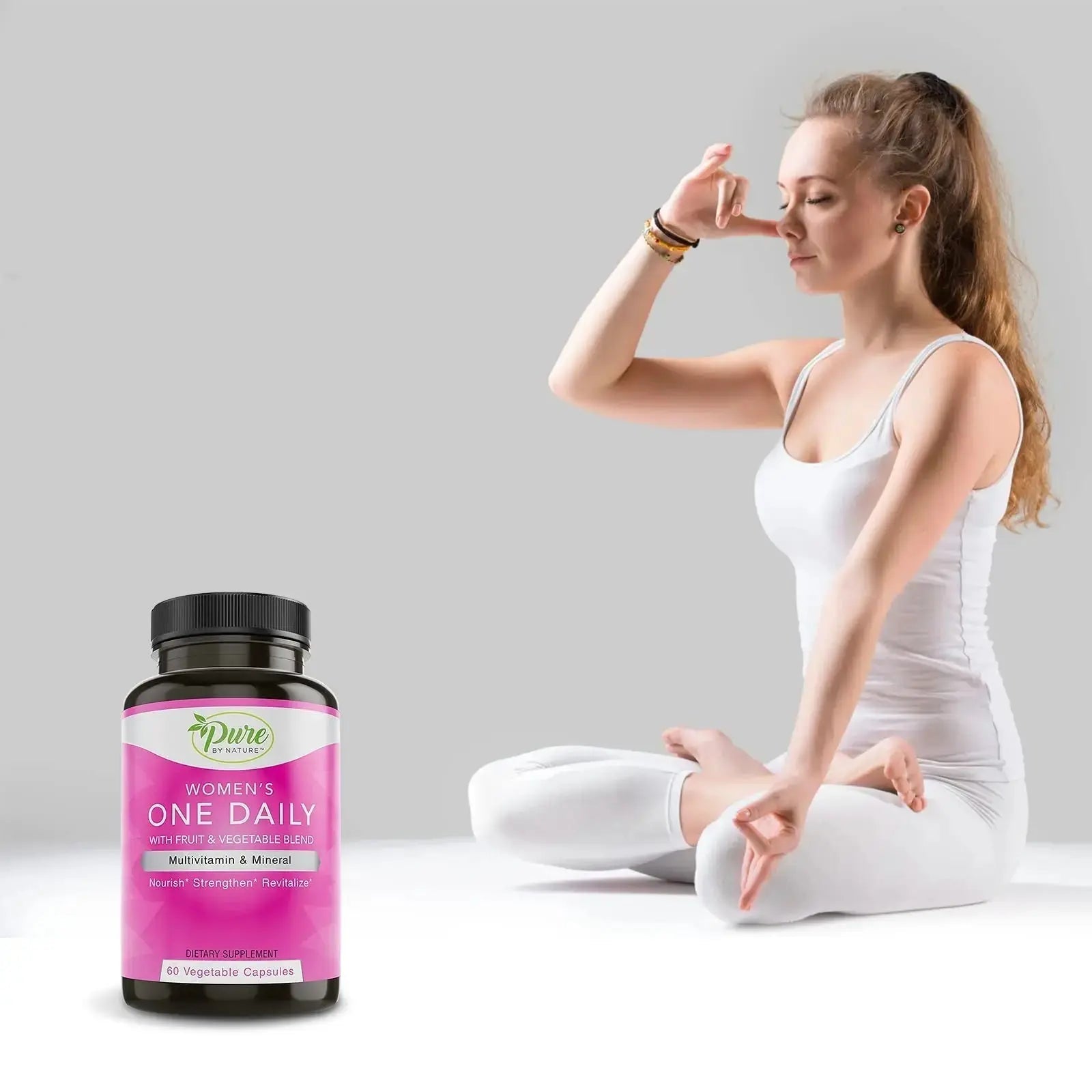 Pure By Nature One-Daily Multi-Vitamin for Women, 60 Count Pure By Nature Au supplements