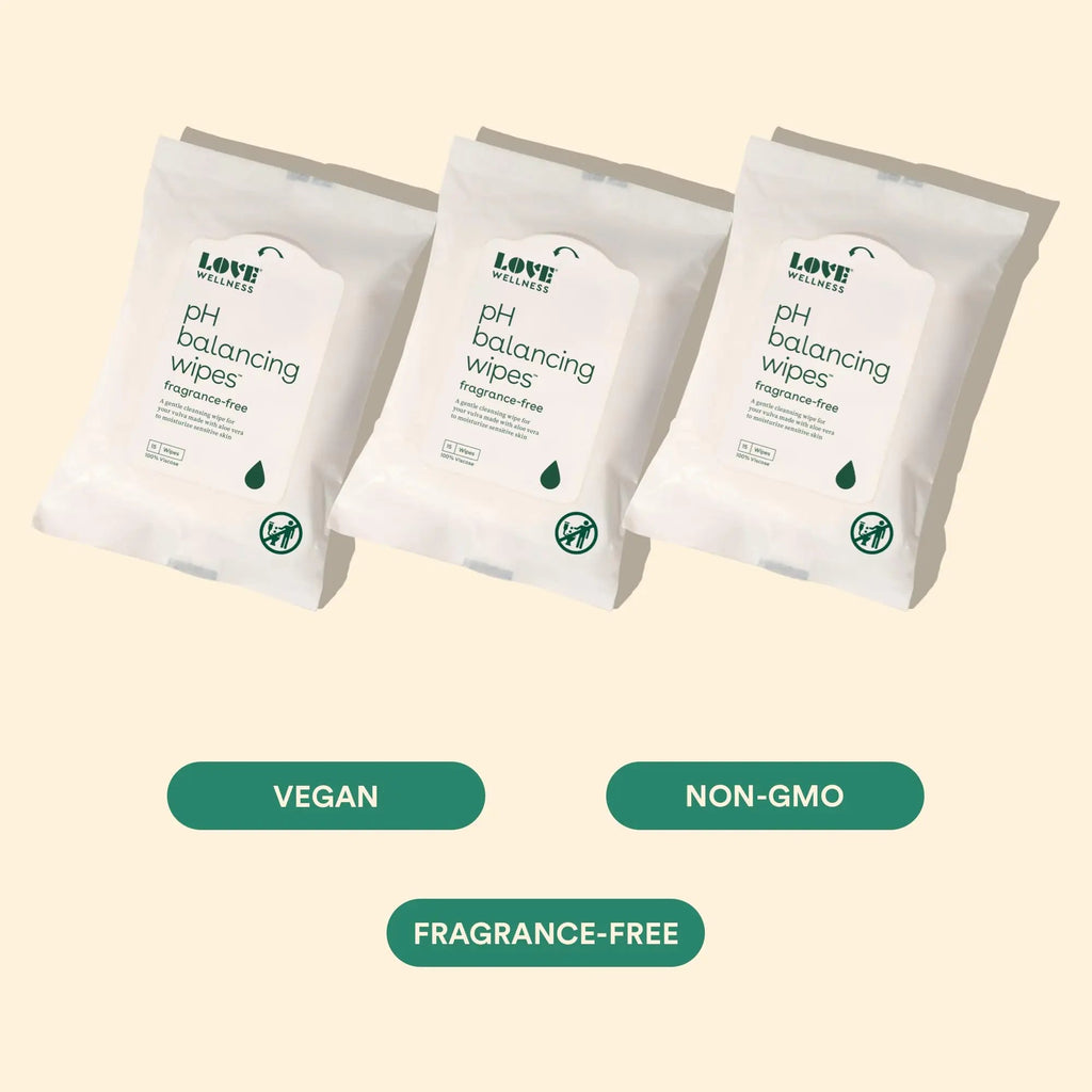 Love Wellness pH Balancing Wipes for Women | Feminine Hygiene for Cleansing with Aloe Vera Love Wellness Au supplements