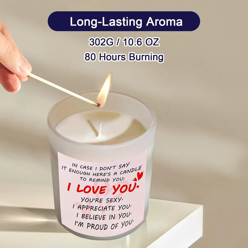 Gifts for Her Anniversary Candler - 2pack Valentine's Day Candle Gift,Wife Gifts Anniversary,Vanilla Lavender JUNPEI Au supplements