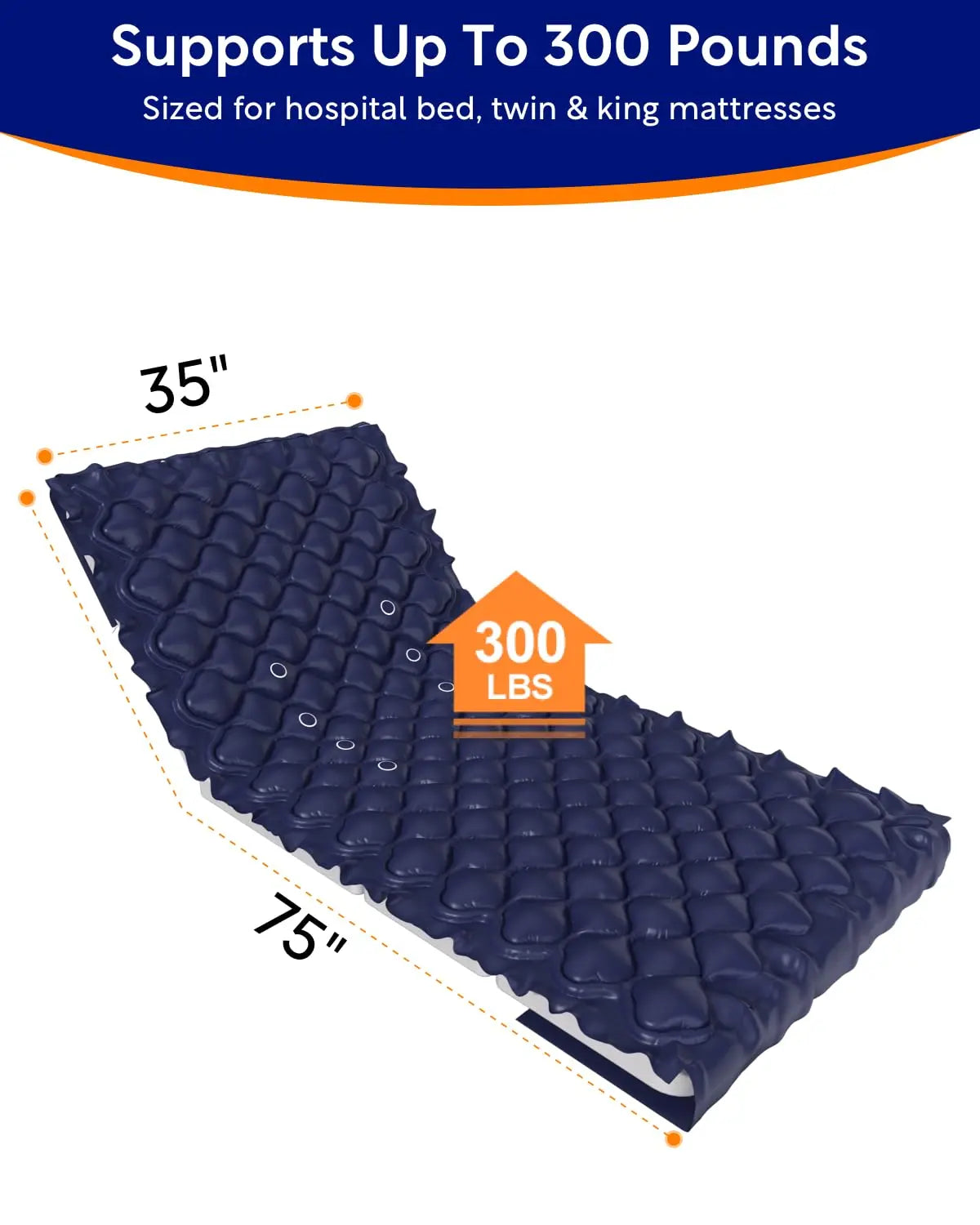 VOCIC Alternating Air Pressure Mattress Pad-with Micro Air Holes & Sleep Mode-Bed Sore VOCIC Au supplements