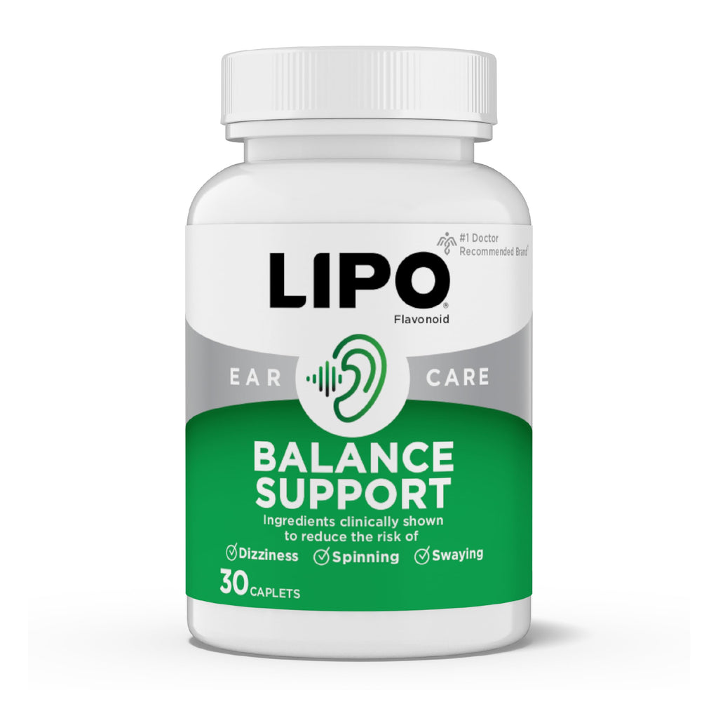 Lipo-Flavonoid for Vertigo & Dizziness Relief, Clinically Tested Formula with Ginkgo Biloba, Vitamin D, & Vitamin B Complex