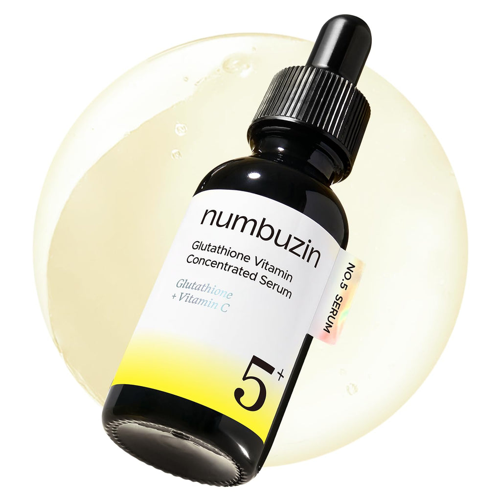 numbuzin No.5 Vitamin Concentrated Serum, Dark Spot Care, Glutathione & Vitamin Serum, Korean Skincare, Tranexamic Acid 4%, Niacinamide 5%