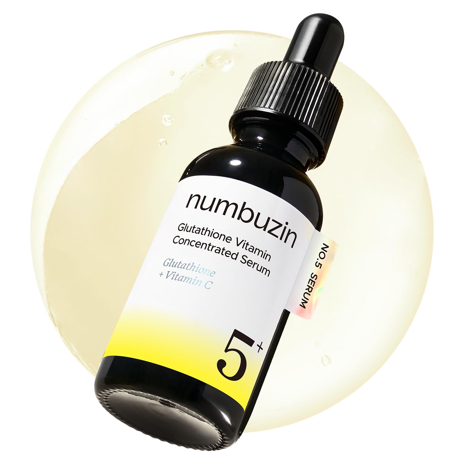 numbuzin No.5 Vitamin Concentrated Serum, Dark Spot Care, Glutathione & Vitamin Serum, Korean Skincare, Tranexamic Acid 4%, Niacinamide 5%