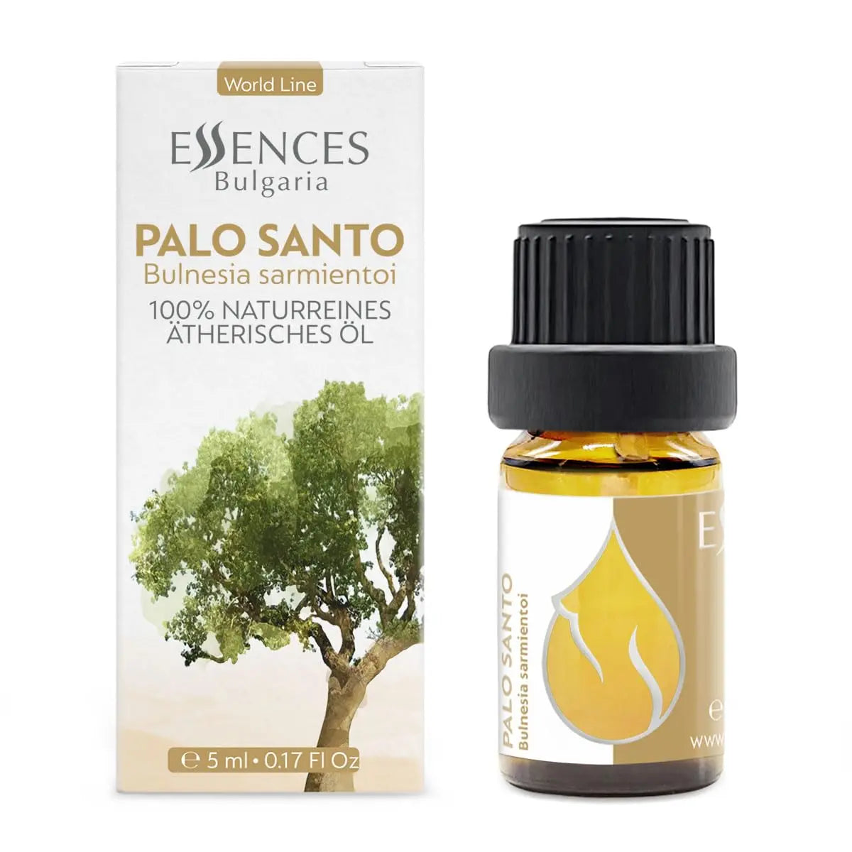 Essences Bulgaria Palo Santo Essential Oil 0.17 Fl Oz 5ml Bulnesia Sarmientoi - 100% Pure Natural Essences Bulgaria Au supplements