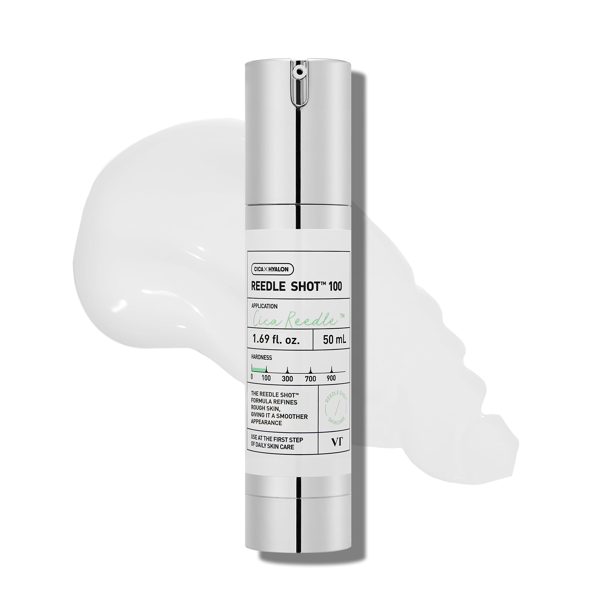 VT COSMETICS CICA Reedle Shot 100, Spicule Microneedling Serum for Pore Care & Exfoliation, Exosome, Centella Asiatica for Glass Skin