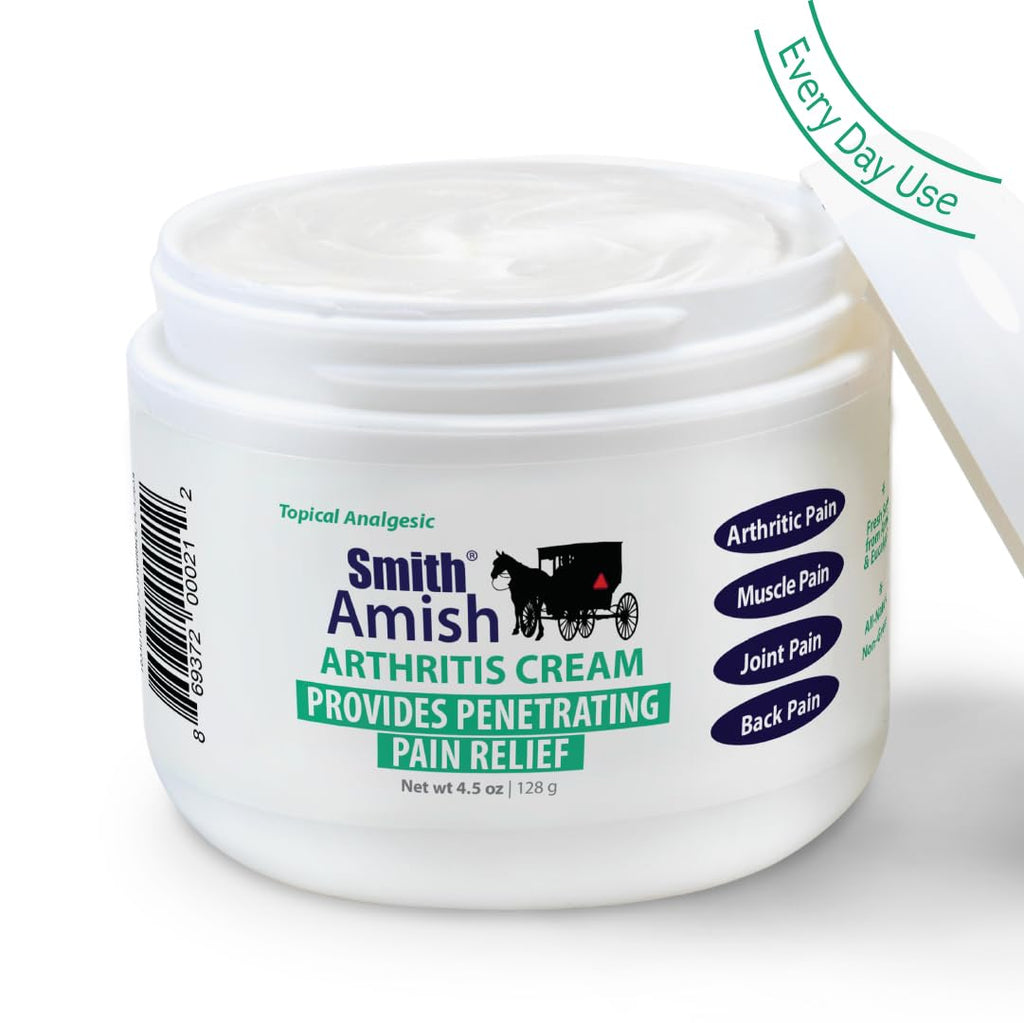 Smith Amish Arthritis Cream. Soothing and Cooling. 4.5 oz jar Smith Amish Au supplements