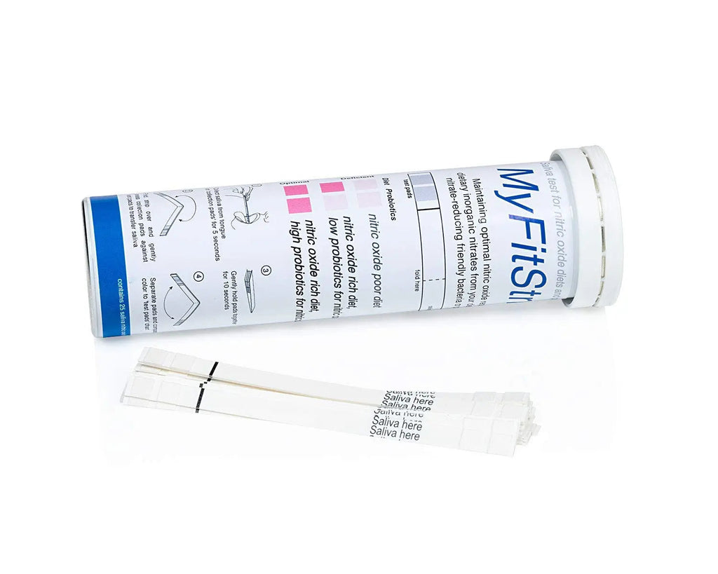 Nitric Oxide Test Strip - Track Both Prebiotic Nitrate and Biomarker for Nitric Oxide MyFitStrip Au supplements
