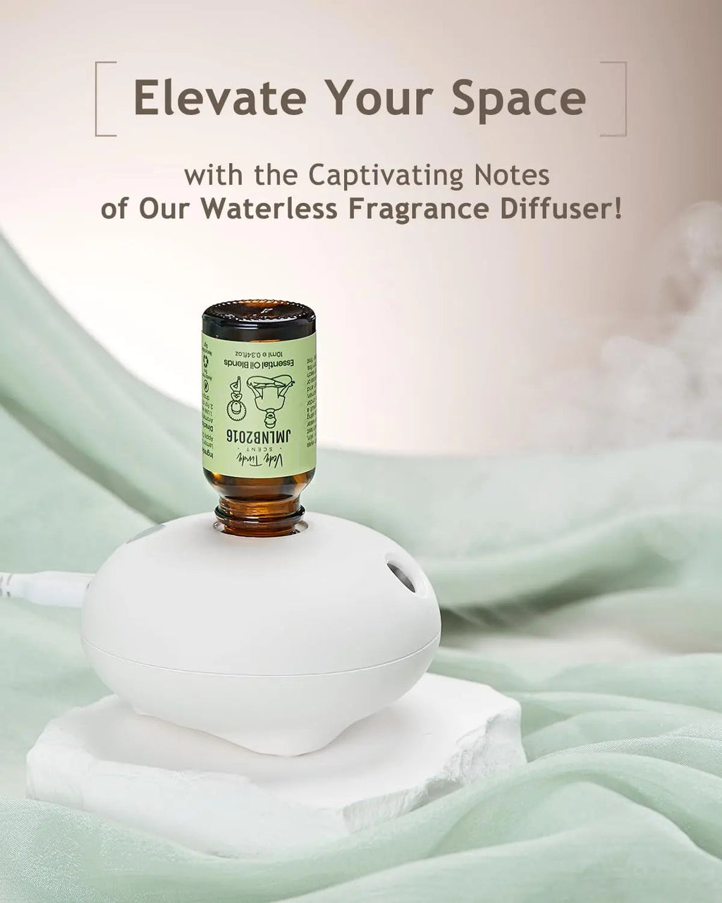VTS Waterless Diffuser with Classic Perfume Scent Essential Oils Set, Perfume Collection VEDA TINDA SCENT Au supplements