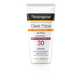 Neutrogena Clear Face Sunscreen for Acne-Prone Skin SPF 30, Broad Spectrum Facial Sunscreen Lotion, Lightweight, Non Comedogenic, Oil-, Fragrance- & Oxybenzone