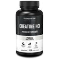 Jacked Factory Creatine HCl Capsules - CON CRET Creatine Pills 750mg - Lean Muscle Growth & Recovery, Boost Strength & Endurance, No Bloating or Cramps - 120 Capsules Jacked Factory Au supplements
