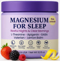 Magnesium Glycinate Powder for Sleep - Magnesium Sleep Aid Without Melatonin - Natural Sleep Drink Mix with GABA, L-Theanine, Apigenin, Valerian & Lemon Balm Dr. Matthew Au supplements