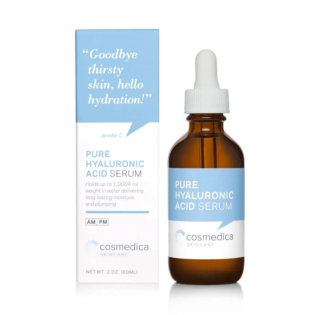 Hyaluronic Acid Serum for Skin 100% Pure Anti Aging Serum Intense Hydration Cosmedica Skincare Au supplements